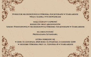 Zaproszeni do uroczystego nadanie sztandaru MOS Stargard